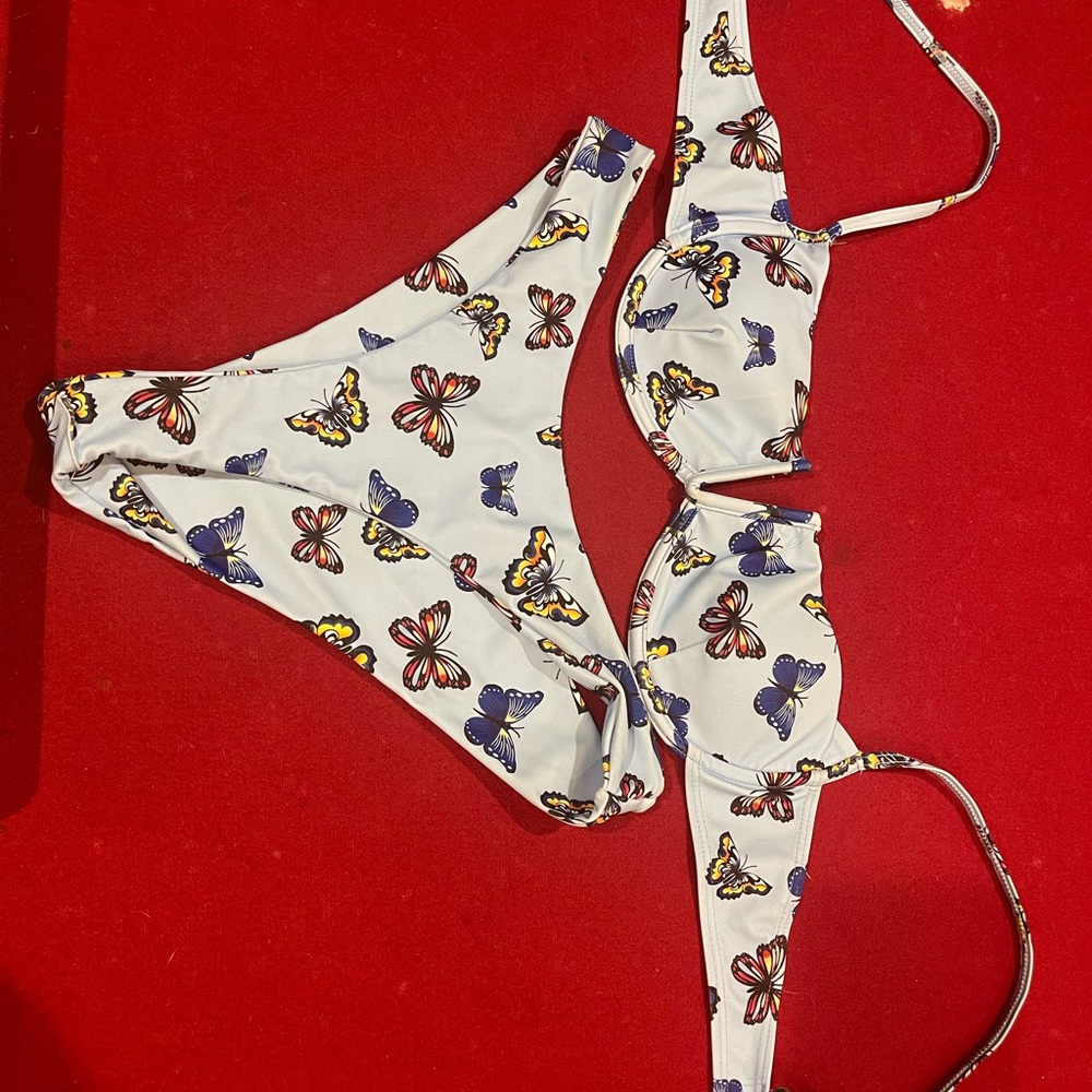 Cute. Swimsuit butterfly design.